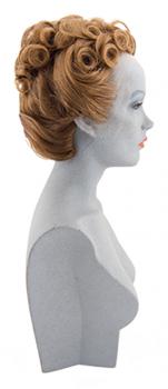 Chignon Hairstyle of a Lady 1945, custom made wig